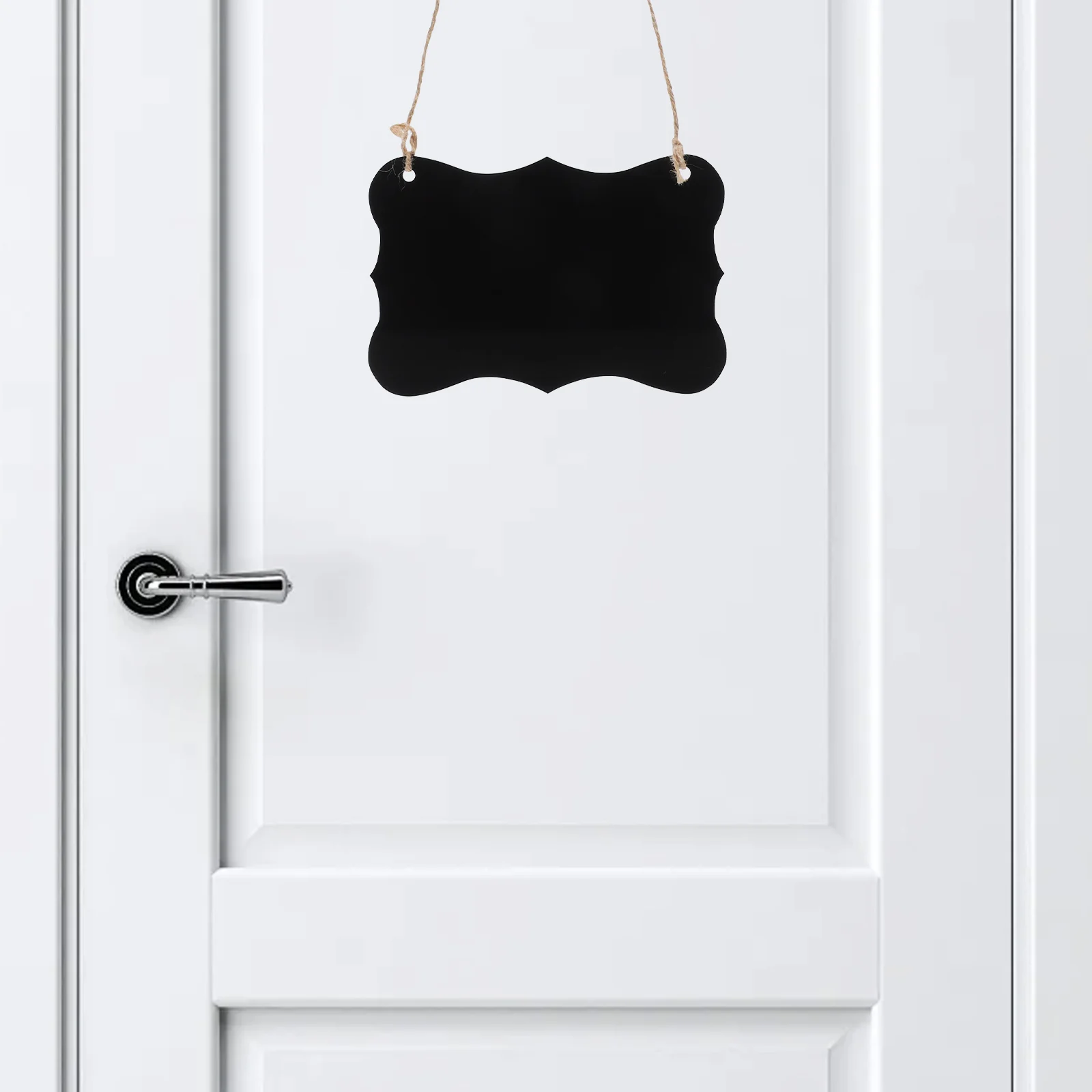 Étiquettes suspendues pour tableau noir en acrylique, 12 pièces, pour affichage de menu, encoches et rappels quotidiens, tableau suspendu, tableau d'écriture de lettres