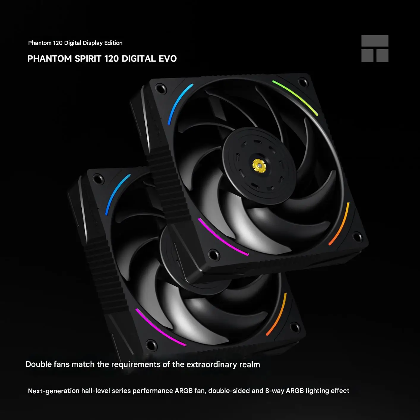 Thermalright Phantom Spirit 120 Digital EVO Refroidisseur de processeur, refroidisseur d'air ARGB pour PC, affichage numérique, compatible avec LGA 1851/1700/1200/AM5/AM4