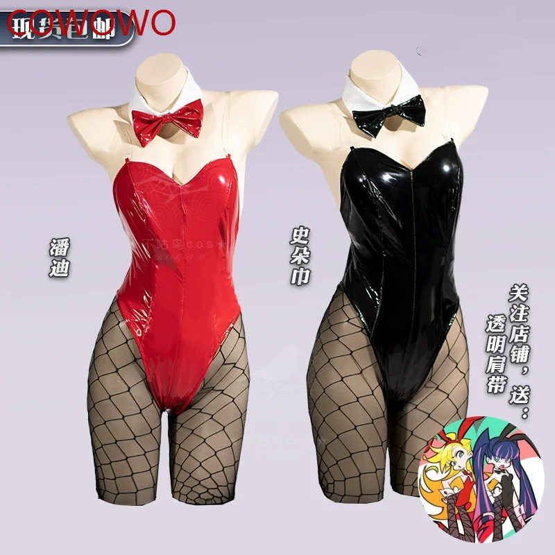 

COWOWO Panty Stocking With Garterbelt Cosplay Bunny Girl Stocking Anarchy Panty Anarchy Cosplay Costume Cos Game Anime Party