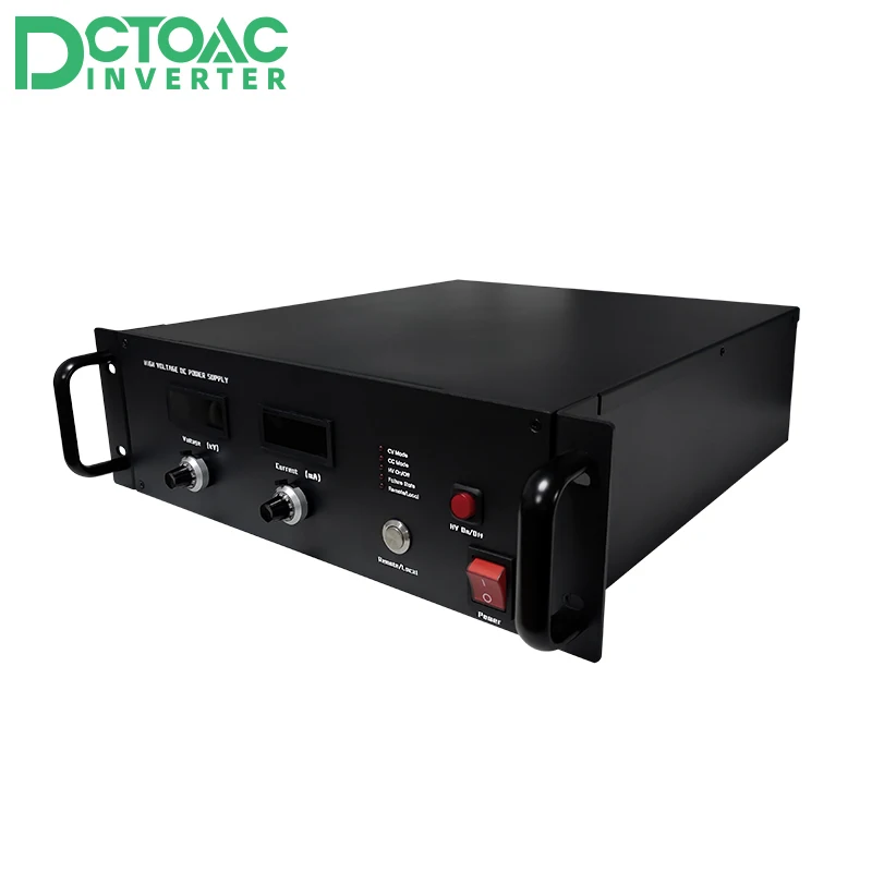 Programmable adjustable ac dc variable voltage 3KV 20mA 60W 3.33mA 10mA 33.3mA 50mApower supply for electrostatic flocking