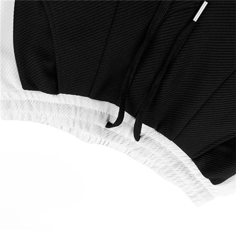 Conjunto Deportivo Coreano de Béisbol para Hombre, Chaqueta y Pantalones, Conjunto de Dos Piezas para Correr, Chándal de Moda con Parches de Calidad