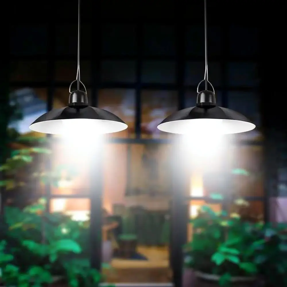 Portable Split Solar Powered Light Outdoor LED Hanging Lamp For Patio Yard Garden Gazebo Camping Tent Illumination