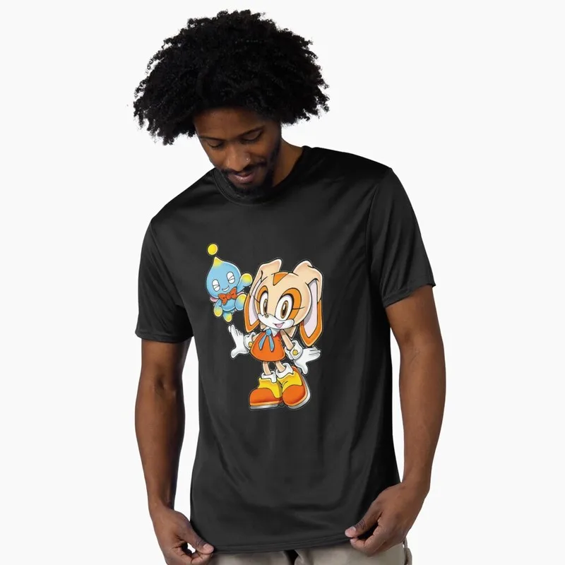 Cream the rabbit 90s Cartoon Series Sonic The Hedgehog Shadow Gift t shirt Vintage Racing Anime Graphic Tee Y2K clothes S-6XL
