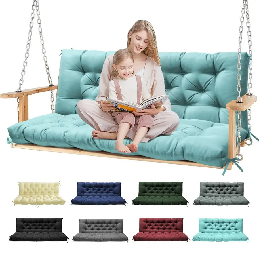 

Swing Cushions, Patio Swing Cushions Waterproof for Outdoor Furniture Thickened Outdoor Swing Bench Cushions 23 Seater Replaceme