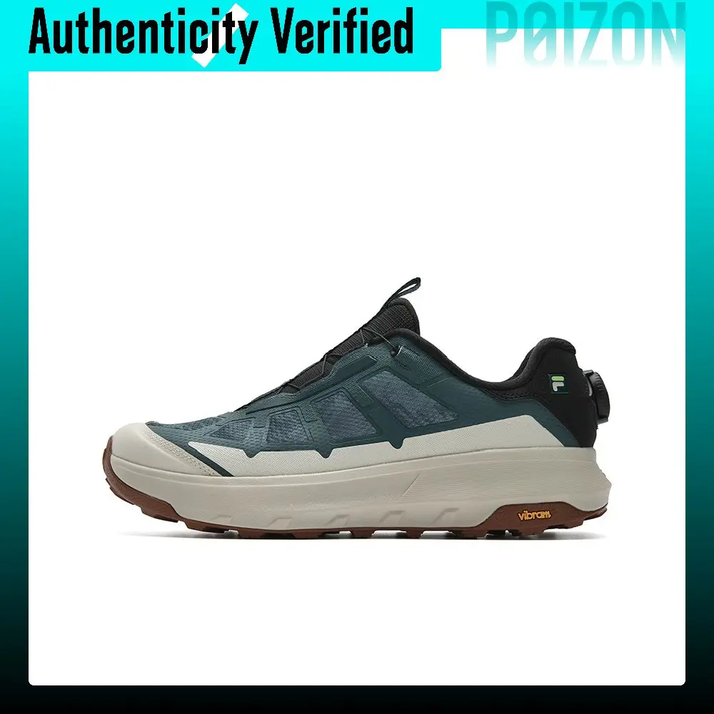 FILA BOA EXPLORER 3+ Low top Outdoor Shoes Men's Silver Pine Green A12M611201FSP