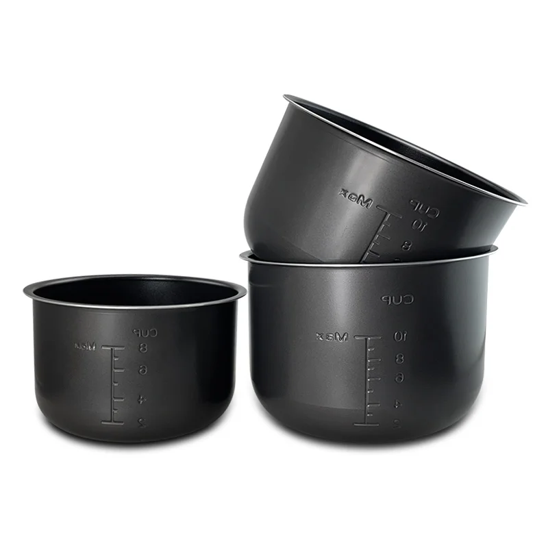 

Electric Pressure Cooker Liner 6L Non-stick Rice Pot Gall Black Crystal Inner Accessories Parts Cooking Only Suit Midea