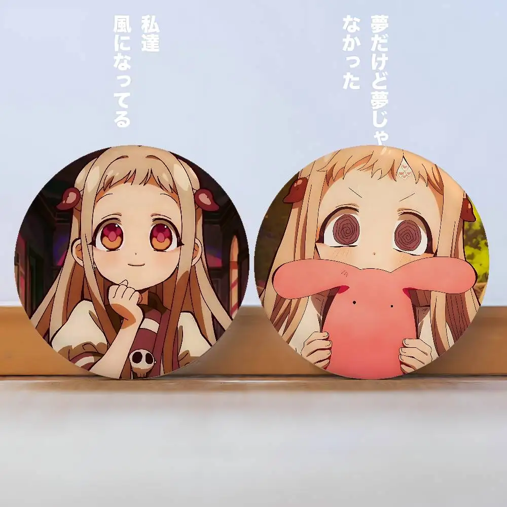 Hanako Kun Badges Peripheral Lapel Pins Tinplate Round Brooch For Shoulder Bag Accessories Souvenir Gifts