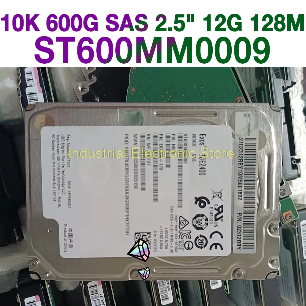 

ST600MM0009 Server Hard Disk 10K 600G SAS 2.5" 12G 128M Storage Disk