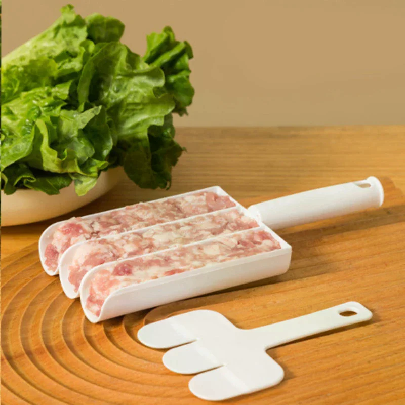 Creative Kitchen Triple Meatball Maker Useful Meatball Maker Machine Fish Ball Set DIY Home Cooking Tool Kitchen Accessories