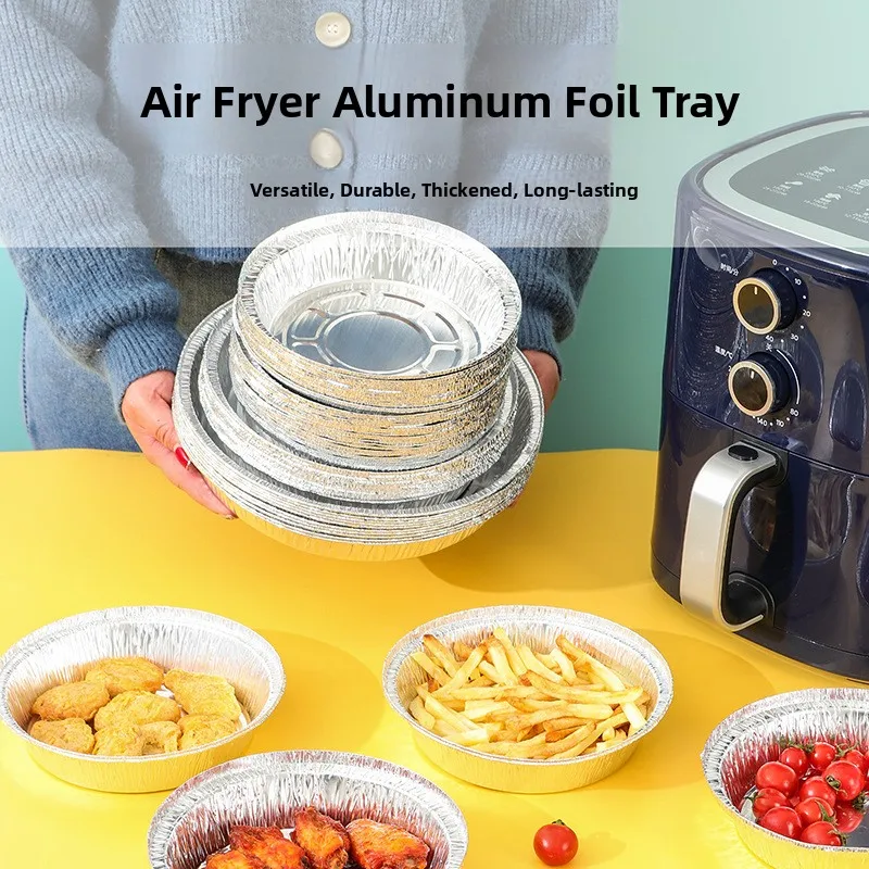 Commercial Oven Disposable Air Fryer Aluminum Foil Tray Snail Powder Rice Cooker Special Use Aluminum Foil Bowl