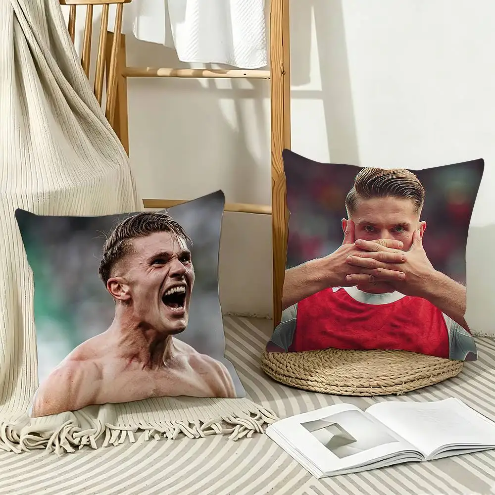 COOL Football-Viktor G-Gyokeres   Pillow Case Pattern Printed Pillowcase For Living Room Sofa Cushion Cover