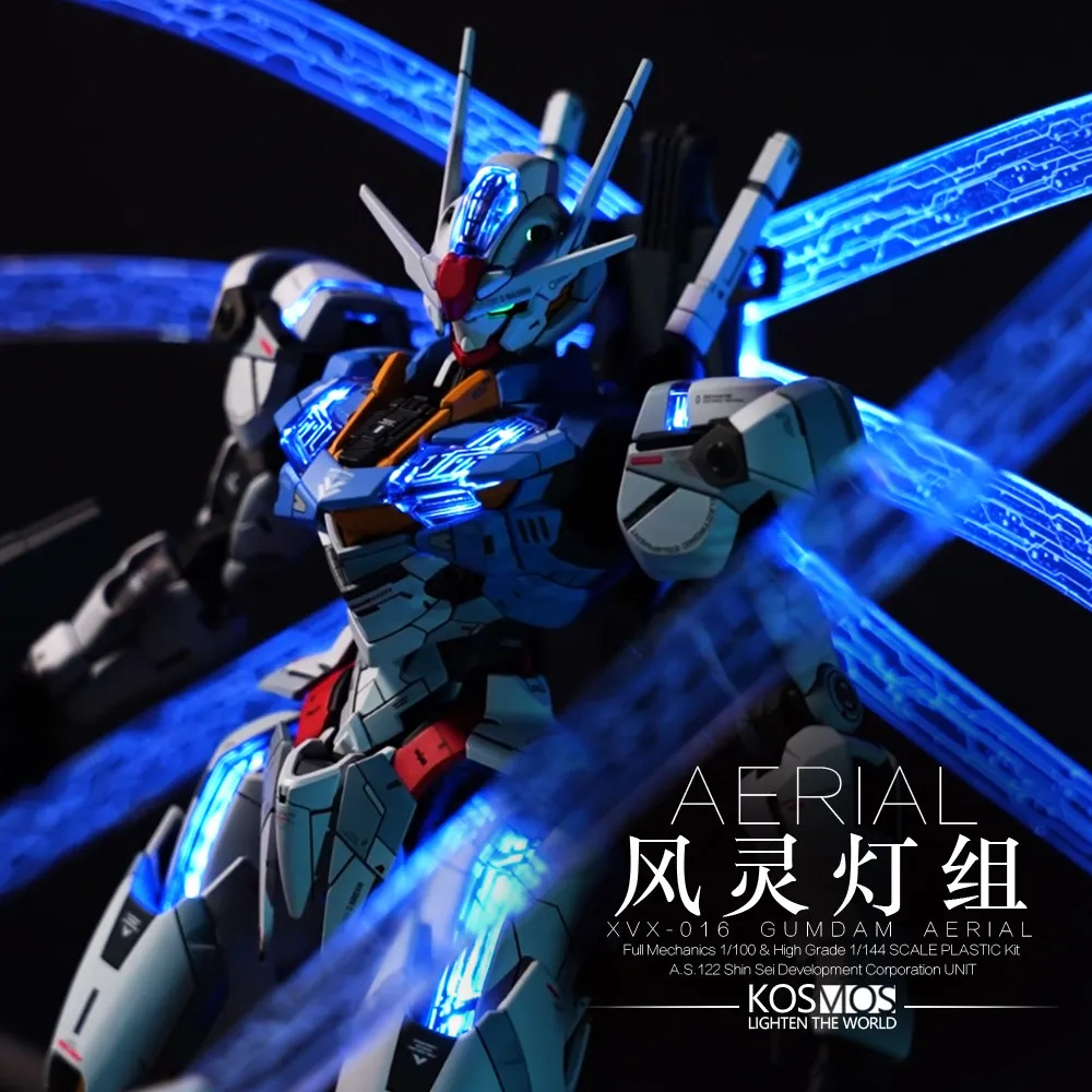 

В наличии: KOSMOS Light World FM 1/100 Aerial Gundam Funnel RGB Led Matrix Magic Light Set — набор светодиодных модулей для фигурок, игрушка, подарок