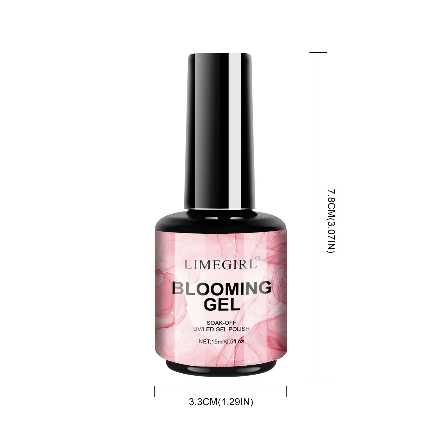 LIMEGIRL 15ML esmalte de Gel floreciente transparente UV remojo extendido esmalte de uñas de mármol pintura en Gel Gel de diseño de Arte de uñas aplicable
