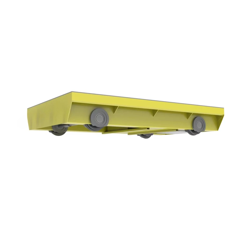 Rail Mover Workshop Loading Cart 20 Ton Battery Powered Transfer Car Moving Platform Robot Trolley With Cable Drum