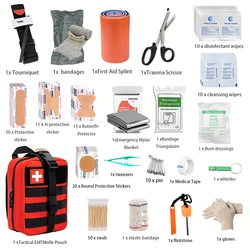 The ultimate sports first aid kit - portable and versatile for camping, hiking, car trips and home use - includes essentials