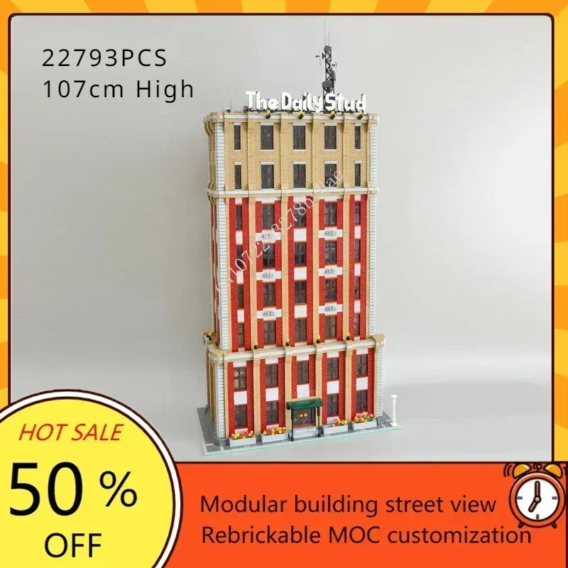 

22793 шт., модульный MOC, креативная модель с видом на улицу, головоломка на заказ, архитектура, сделай сам, образование, сборная модель, игрушки, подарки