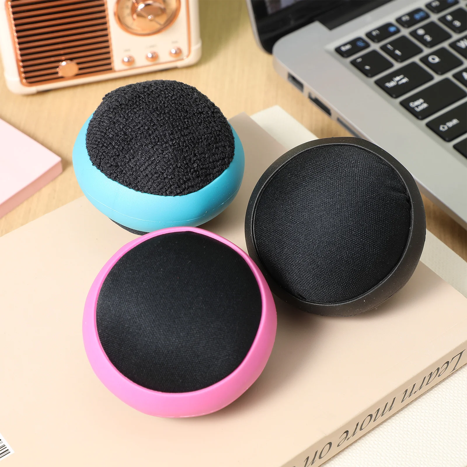 3 Pcs Screen Cleaning Ball Computer Tools Microfiber Cloth Tablets Practical Phone Balls Accessories Camera Lens