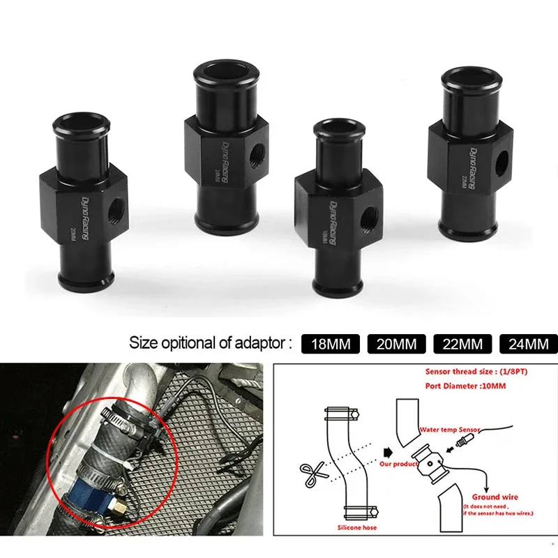 KOSO Meter Water Temperature Sensor Adapter Connector for Universal Casco Moto Motocross Motorcycle Accessories 18/20/22/24mm