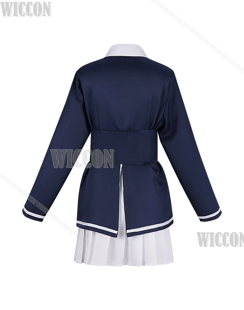 زومبي لاند ساغا هانا ساكورا زومبي أيدول زي الهالوين التأثيري أنيمي الزي شعر مستعار لوليتا فستان زي مدرسي لعب الأدوار كرنفال #3