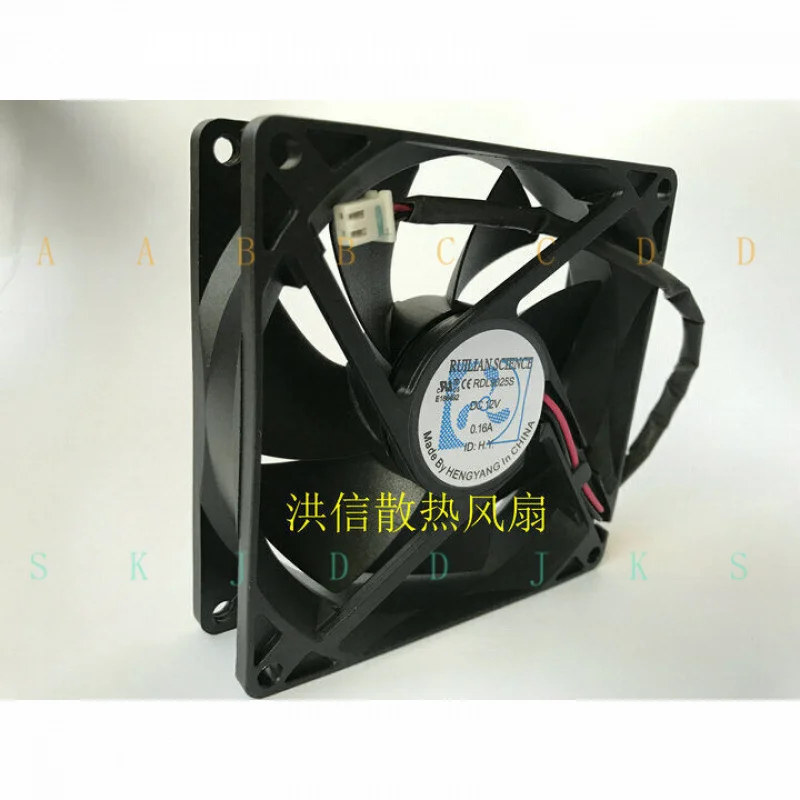 M  1pc For Fan  RDL9025S DC 12V 0.16A 90*25 9cm 2-pin