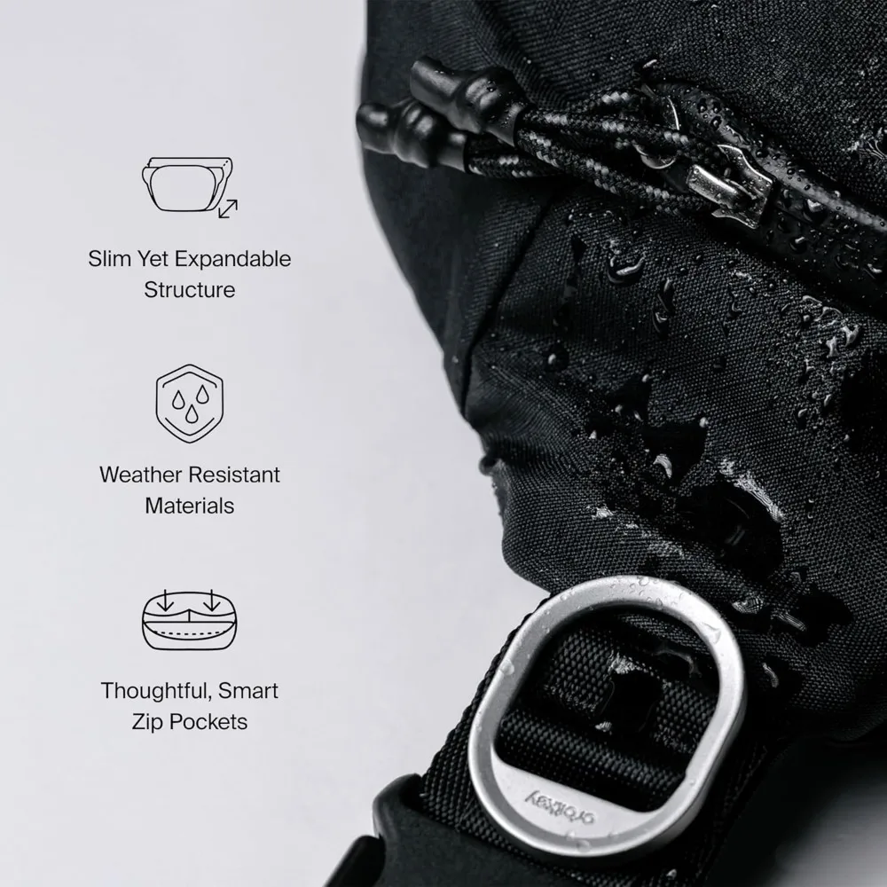 حقيبة كروس مدمجة للحمل اليومي - خفيفة الوزن، حزام قابل للتعديل، جيوب وصول سريعة، حمالة صغيرة على الطراز الحضري