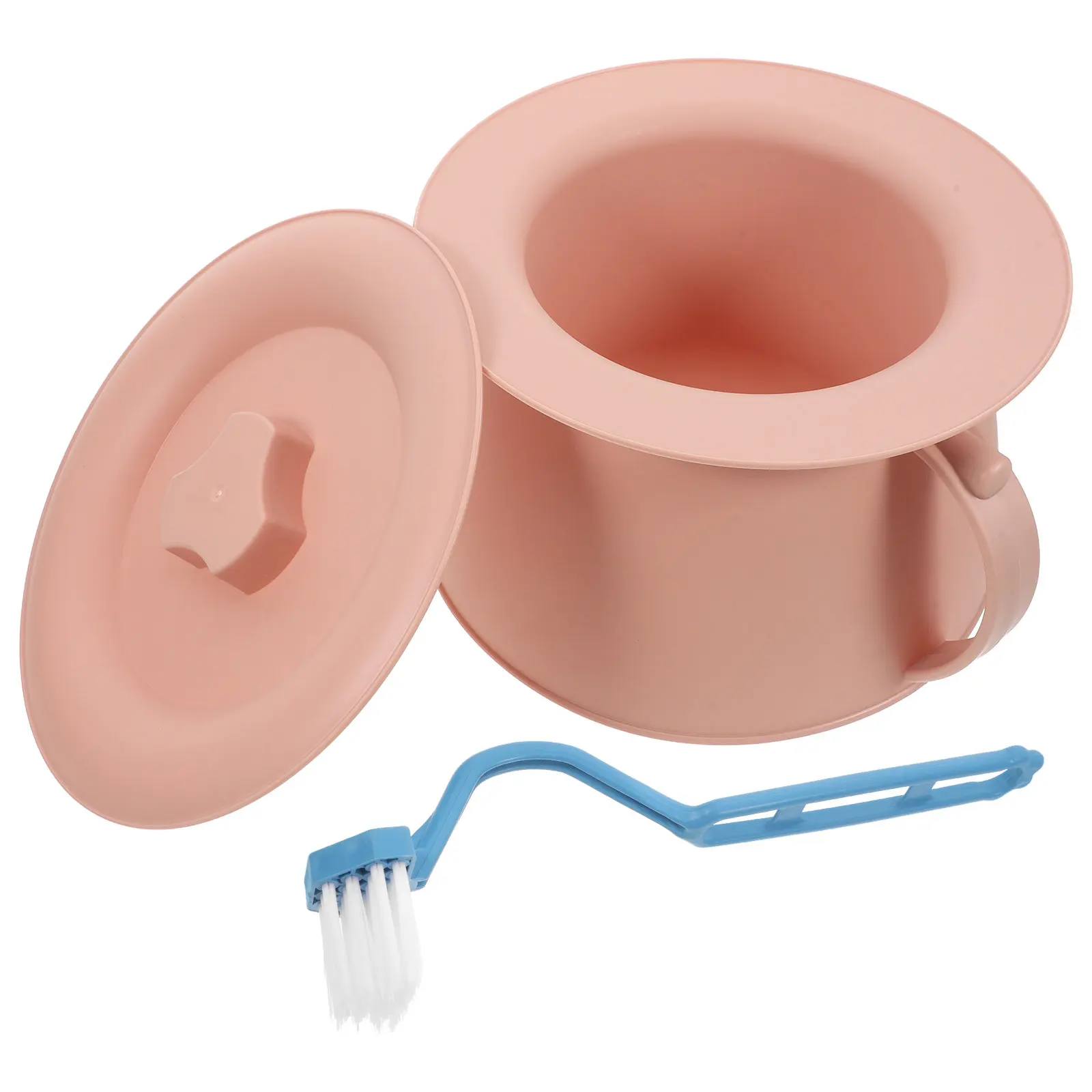 

1Set Heavy Duty Plastic Chamber Pot with Odor Controlling Lid Bedside Night Urinal for Elderly Women Adults Portable Urinal Pot