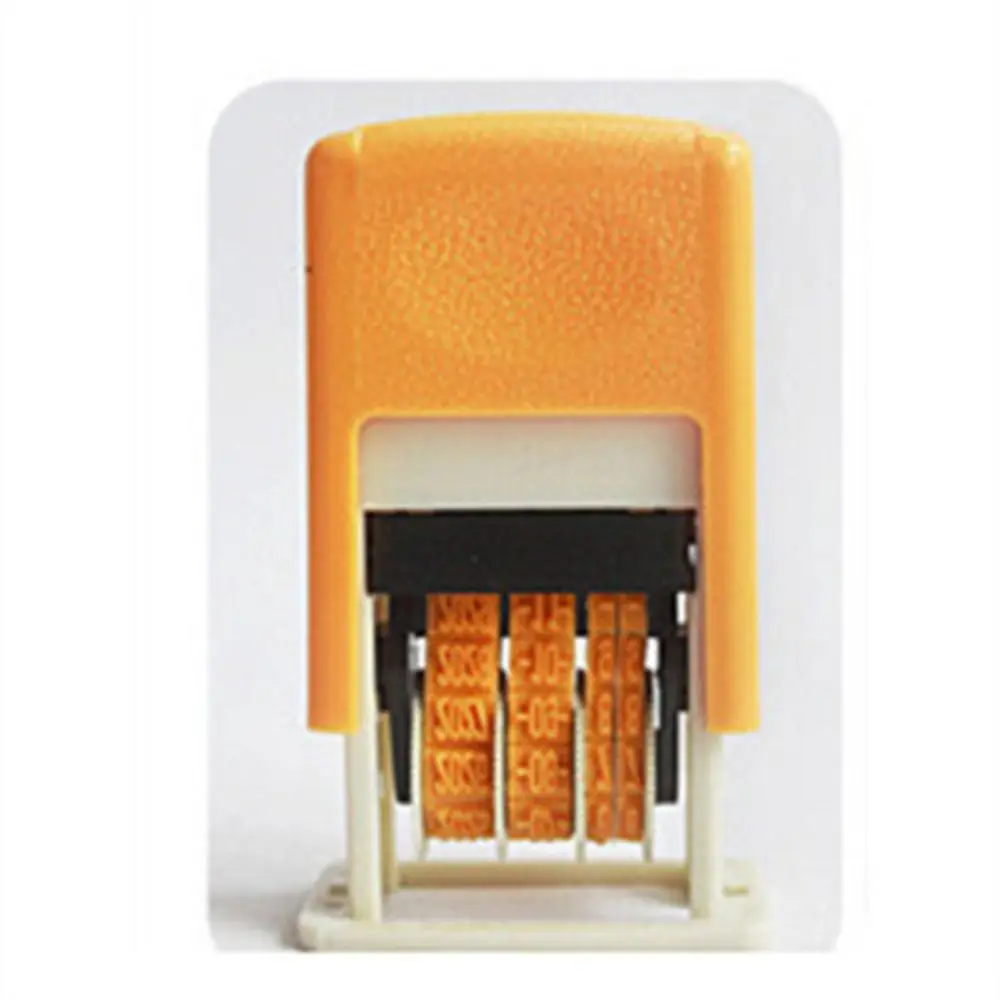 

Back to Ink Self-Inking Stamps DIY Stamp Self-Inking Date Stamps Date Wheel Stamp Automatic Ink Return Handle Account Stamp