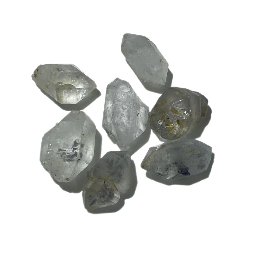 10 pcs Natural Herkimer Diamond Raw Stone Mineral Specimen Crystal Gemstone Collection view 2