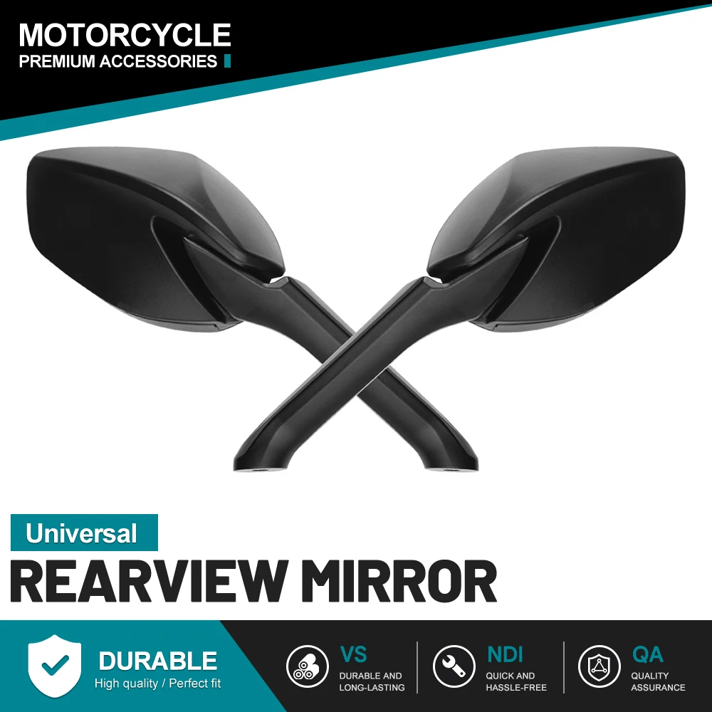 Motorcycle Rear View Mirrors For Ducati Diavel 2014-2017 XDiavel 2016 2019 Monster 1200 R 2016-2019 Left Right Moto Side Mirror