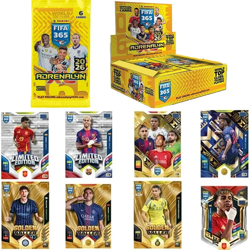 Tarjeta Coleccionable Oficial Panini 2026 FIFA 365 de la Premier League, Tarjeta de Estrella de Fútbol, Colección Mundial de EE. UU., Canadá y México, Juguete de Regalo