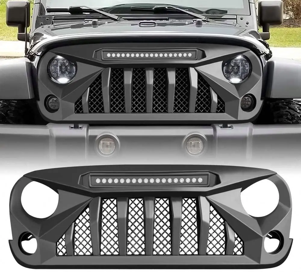 

Spedking 2013-2017 4x4 offroad accessories Front car Grille for JEEP WRANGLER JK