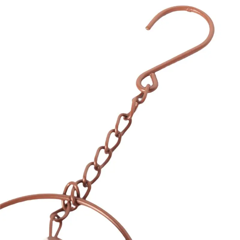 MLGB-Steel Leaf Rain Chain, Garden Gift For Mom, Gutters, Rain Catcher For Downspout With Adapter, Thick Flower Cups