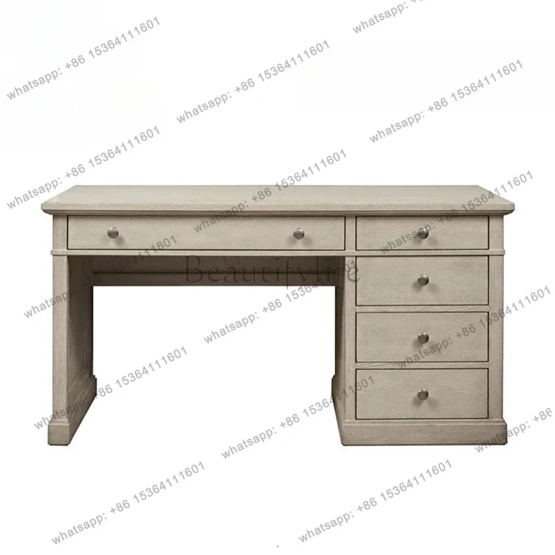 

LJYDesk solid wood study furniture simple bedroom writing desk computer table small apartment