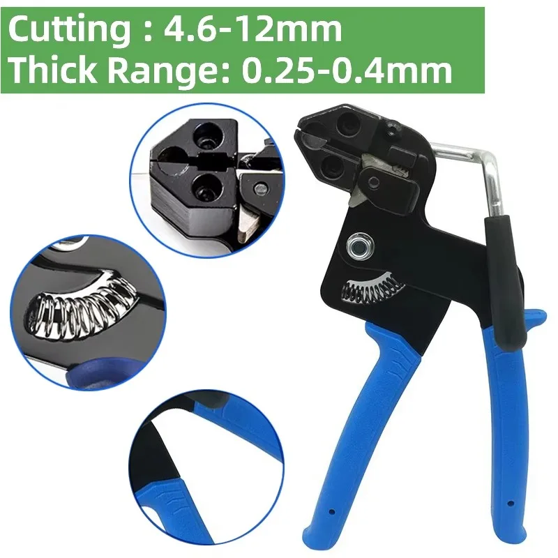 Cable Ties Plier Hand Stainless Steel Tie Tool Self-Locking Fastening Strap High Quality Cutting Tool Automatic Zip Cutter Tensi