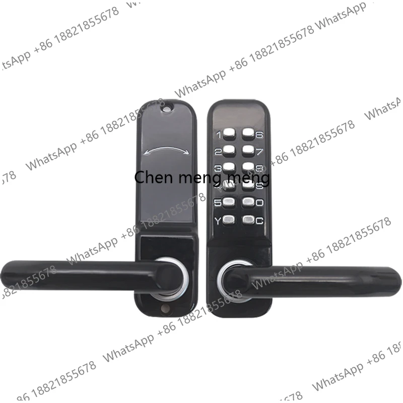 Long Handle Lock Mechanical Wooden Door Lock Keypad Password  Keyless Door Entry Lock Waterproof Exterior Gate