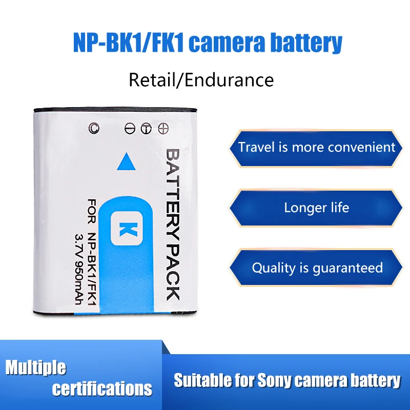 NP-BK1 battery for Sony DSC S750 S780 S 850 980 W180 W190 W370