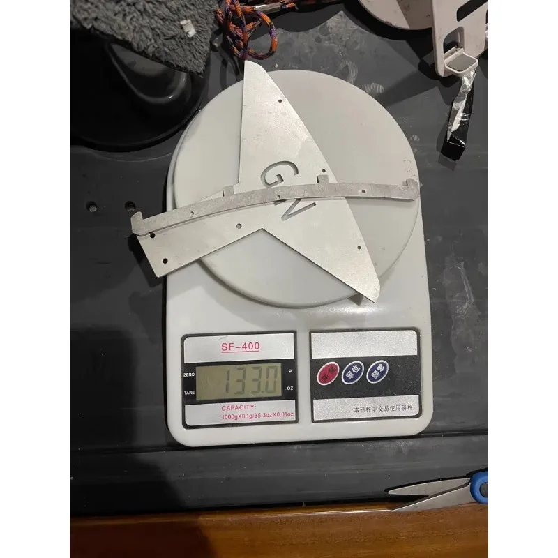 1/8 KM RAM 1500 RC Crawler Metal Front Skid Plate TC4 Titanium Chassis Armor Lightweight Underbody Protection Upgrade Kit