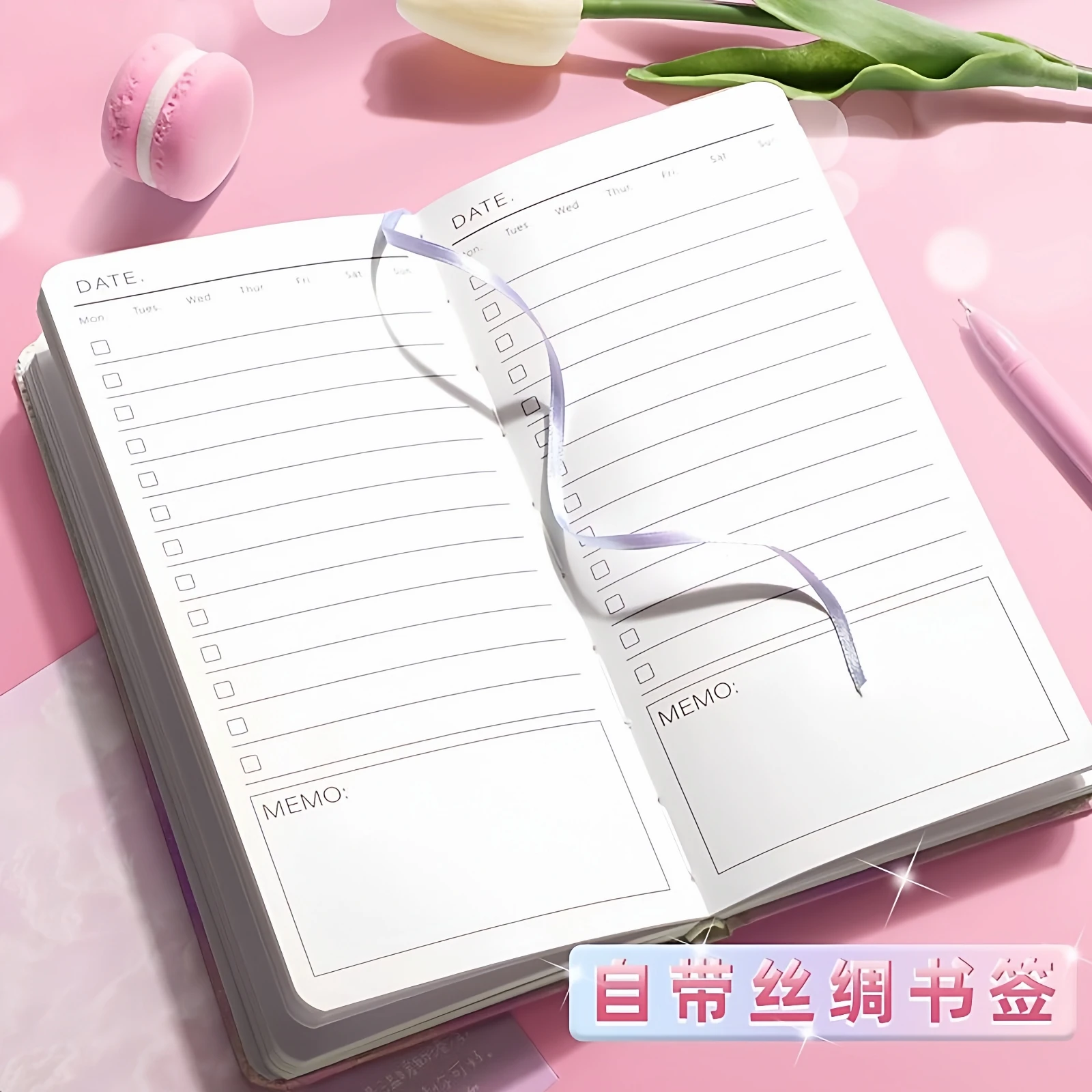 Office Stationery Supply List - Daily Todo List Planner Notebook -