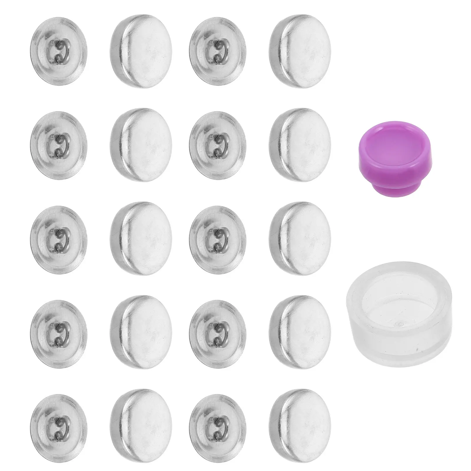 1Set DIY Button Kit Fabric Covered Buttons Making Tool Set for Sewing Crafting Personalized Fashion Accessories Robust Reusable