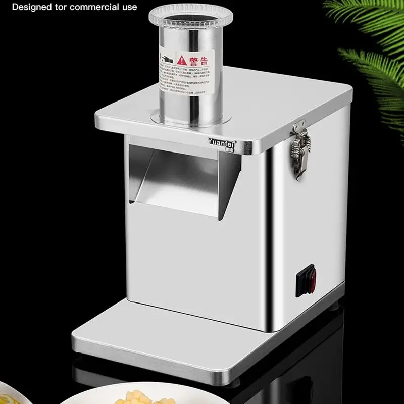 

Автоматическая машина для резки кубиками клубники, лука из нержавеющей стали, картофеля, моркови, фруктов, машина для нарезки кубиками овощей