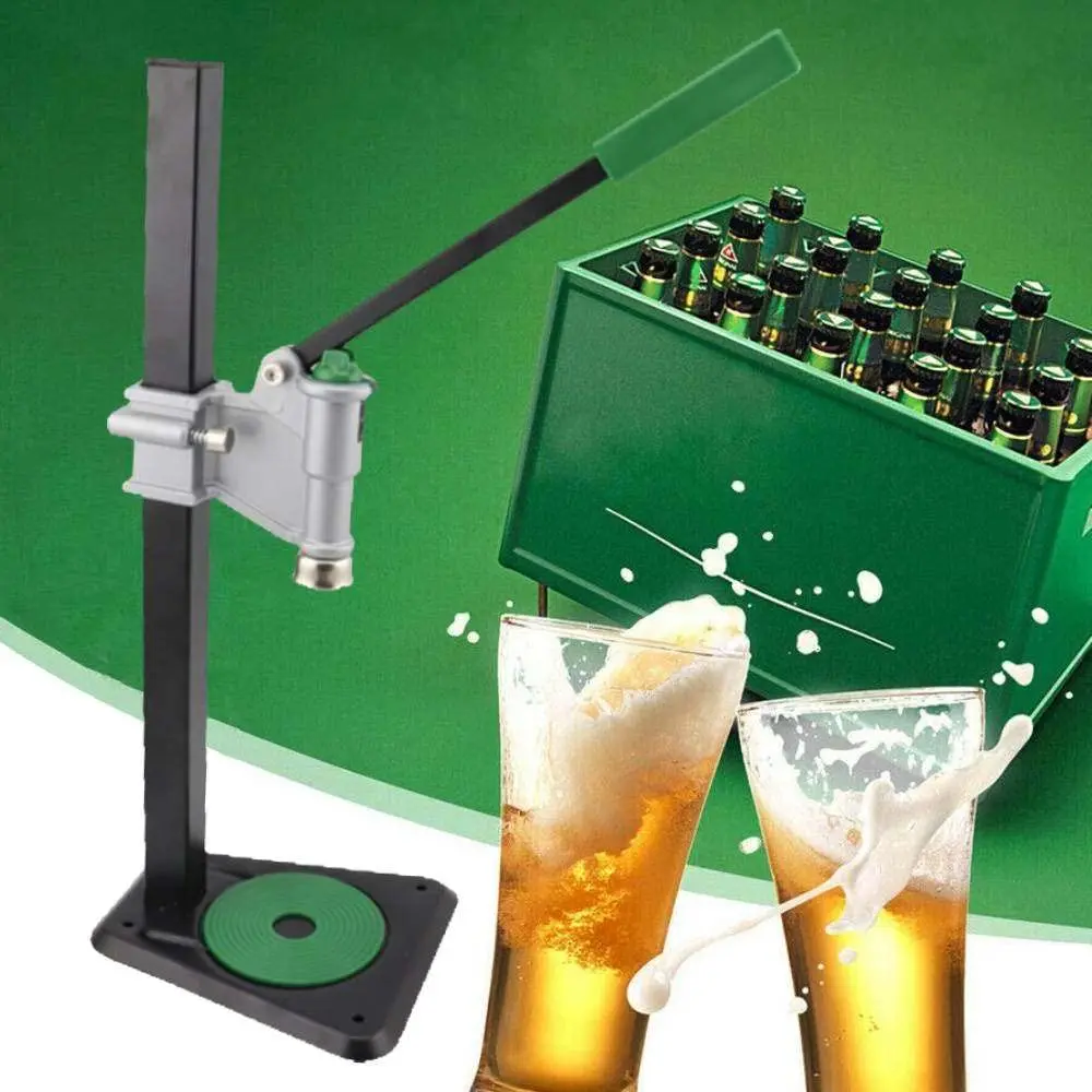 Manual Bottle Capper Beer Bottle Crown Cap Capper Bench for Home Brew Beer Making or Lemonade Glass Bottles Manual Lid Sealing