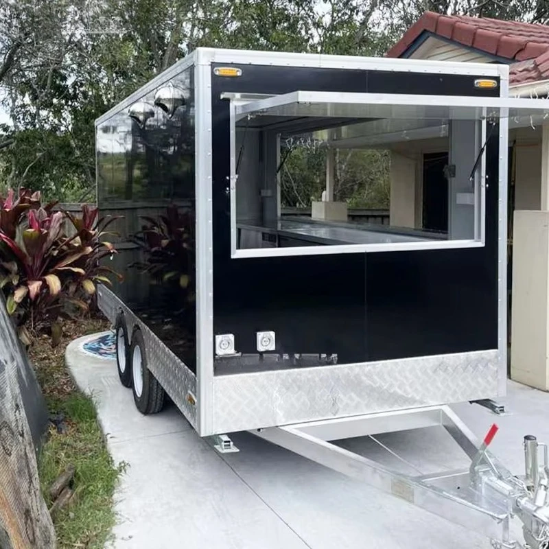 Pizza Catering Vehicle Mobile Kitchen Design Food Concession Camping Mobile Food Trailer