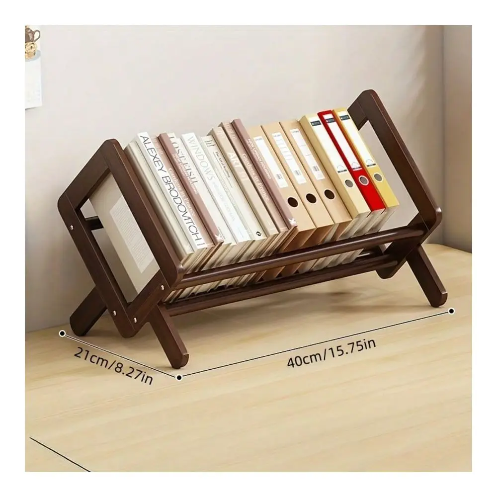 Bookshelf Creative Bamboo Desktop Bookshelf Childrens Desktop Simple Storage Rack Desktop Small Bookshelf