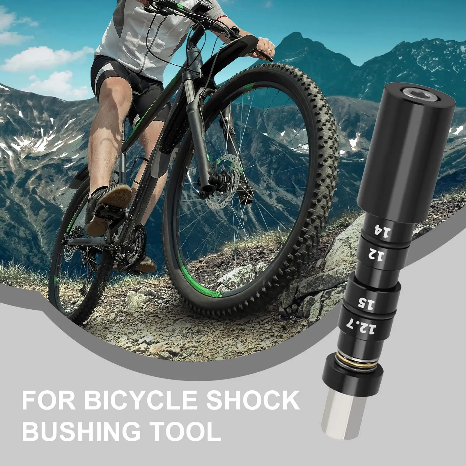 Bushing Removal Tool Bicycles Shock Bushing Tool Heavy-Duty Metal Remover Precision for Repair Wood Factory Education