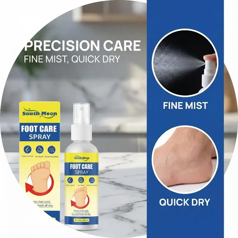 Foot Care Spray - Gentle, Refreshing, Comfortable, And Convenient For Everyday Use With Shoes And Socks.