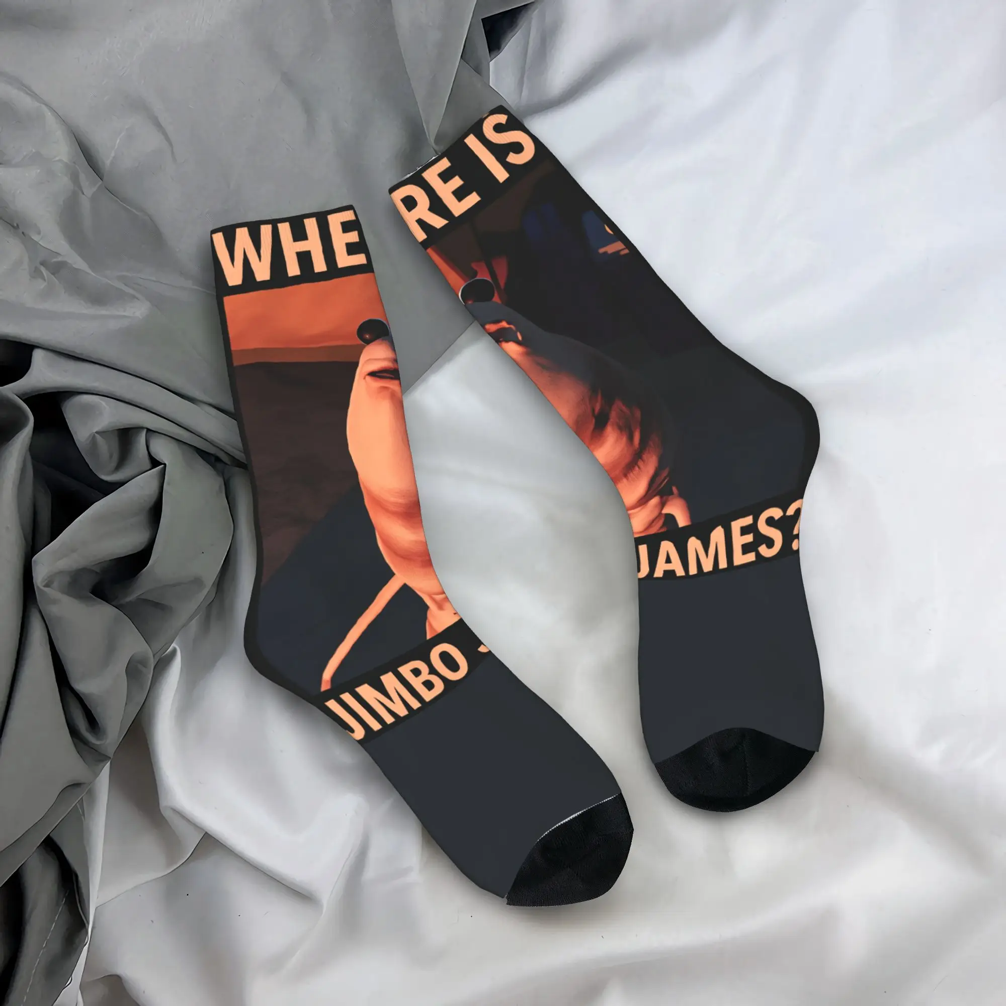 Funny Robert Help Marcus The Worm Stockings Adults Men Socks Funny Socks Autumn Running Sports Non Skid Graphic Socks Gift