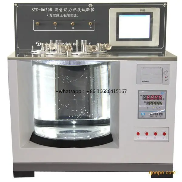 

Asphalt Dynamic Viscometer / Dynamic Viscosity Tester (Vacuum Decompression Capillary Methods)