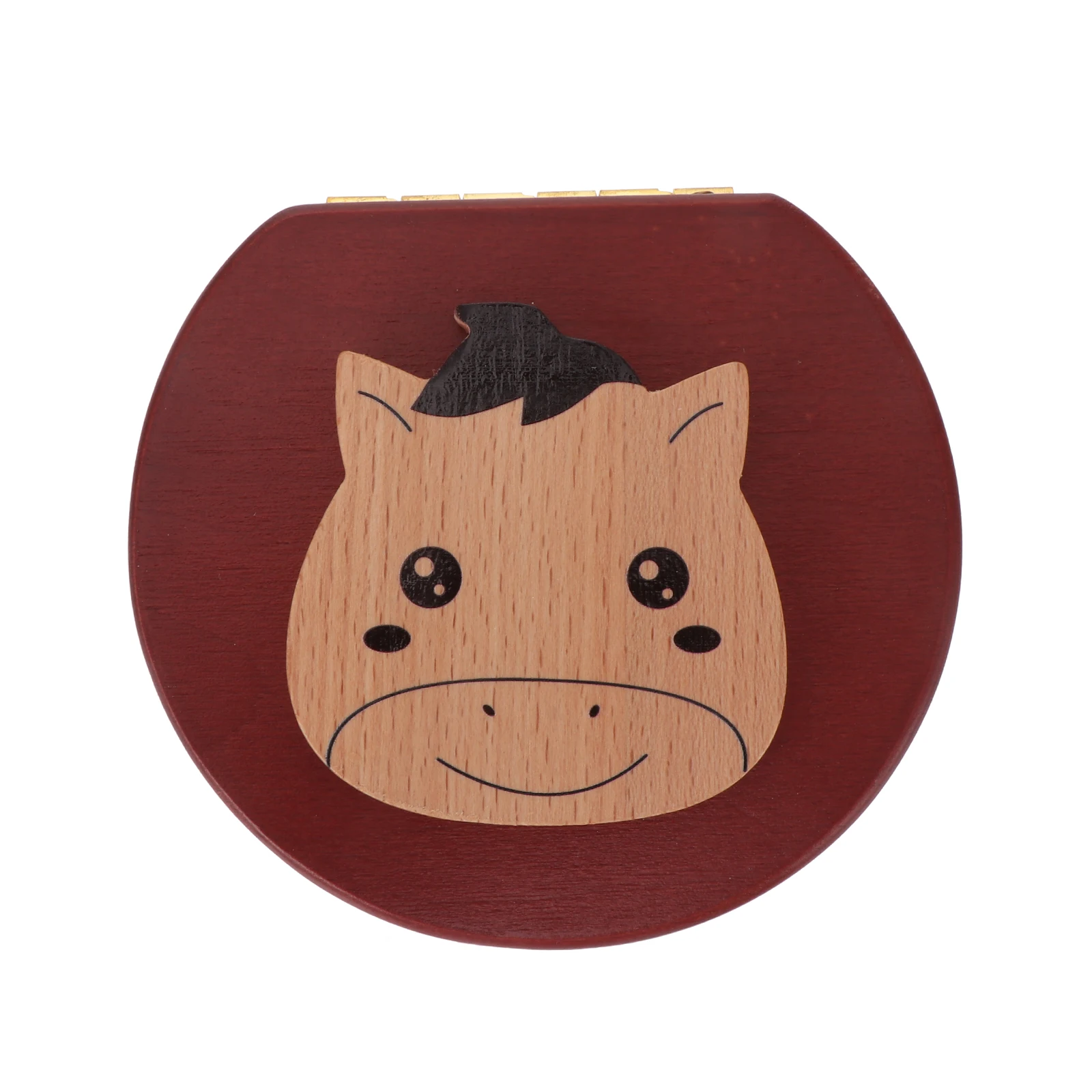 

Wooden Baby Tooth Box Keepsake ganizer Storage Container for Teeth Fetal Hair Natural Material Magnetic Closure Saver