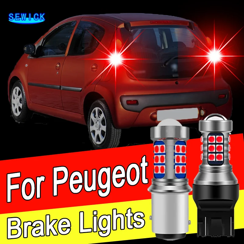 

2pcs LED Brake Light Blub Lamp P21/5W 1157 BAY15D Canbus For Peugeot 1007 107 108 301 607 806 807 RCZ Partner Rifter Traveller