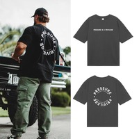 C Po Chris Summer fitness fitness muscle training sports Loose casual crewneck Men's T-shirt Women's T-shirt couples pure cotton